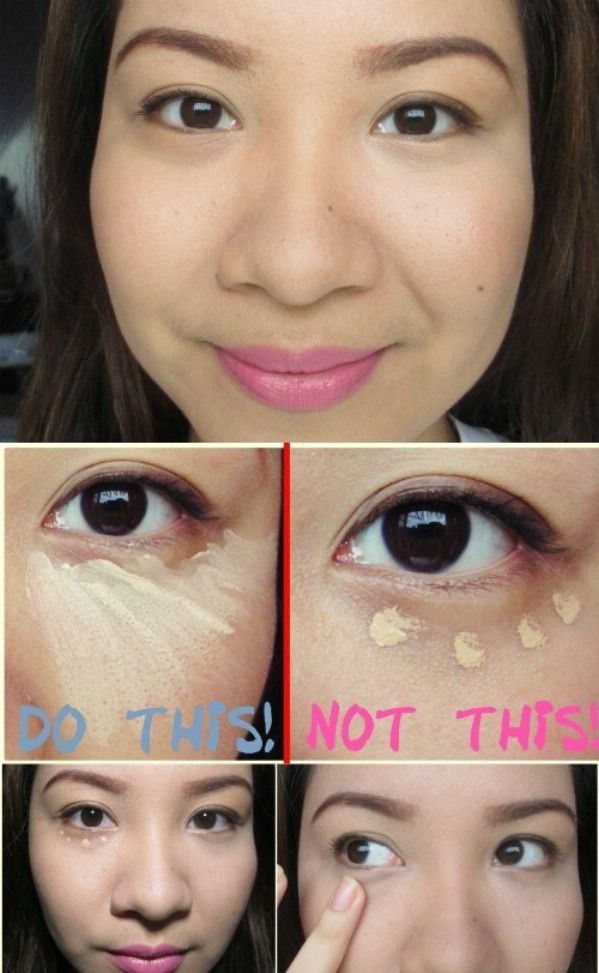 correct way to apply concealer