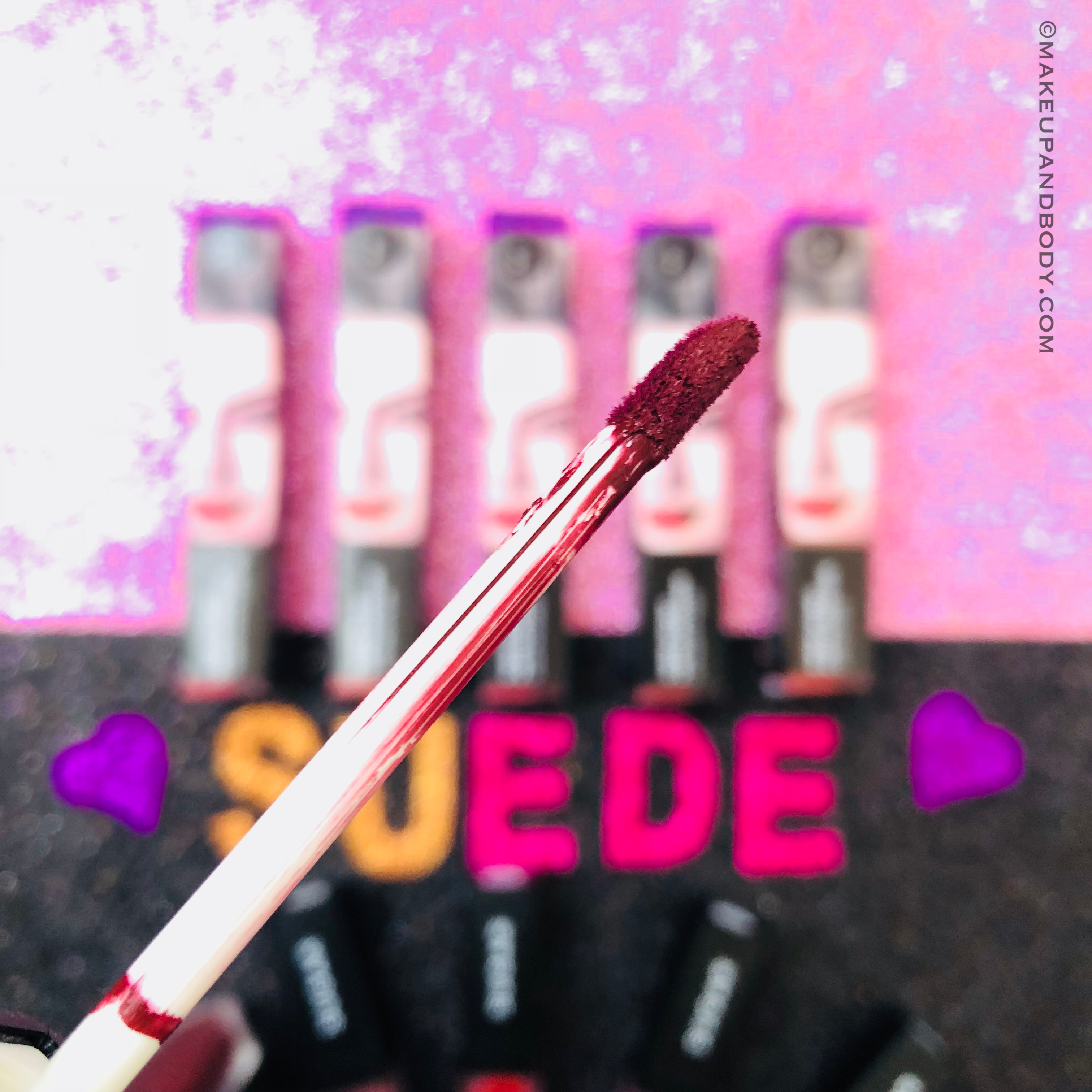 SUGAR Suede Secret Matte Lipcolour -Review And Swatches for all 10 Shades 