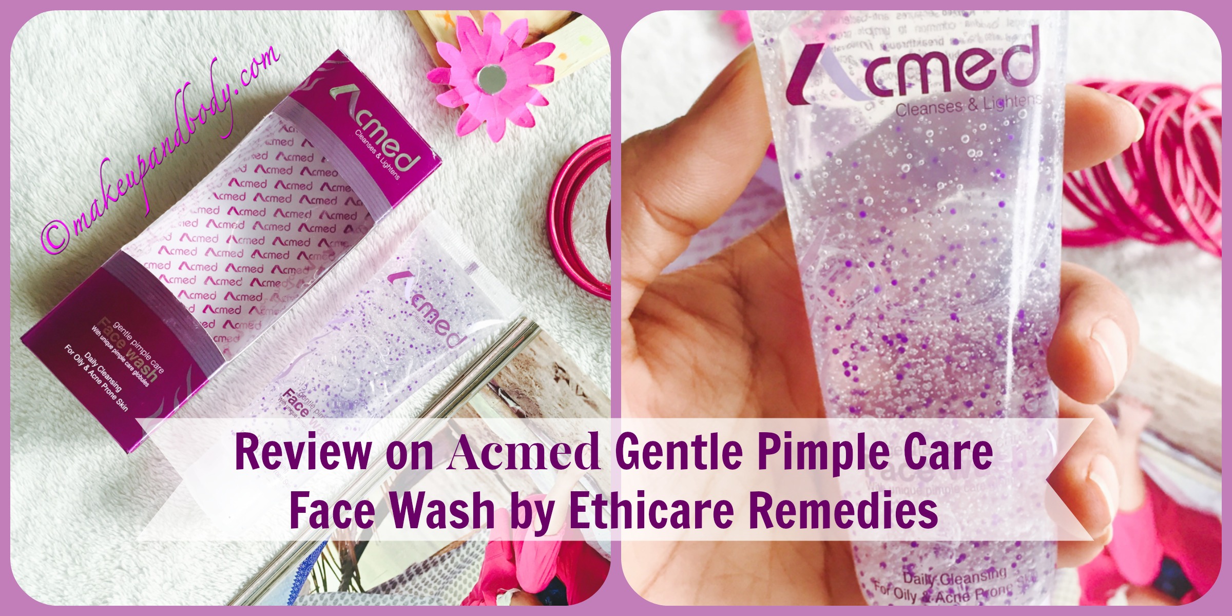 Review on Acmed Gentle pimple care Face Wash by Ethicare Remedies 