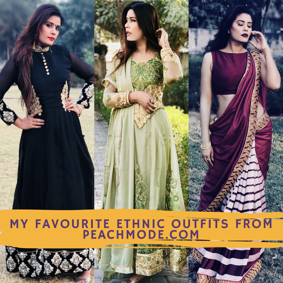 My favourite Ethnic Outfits from Peachmode.com - Makeup and Body Blog