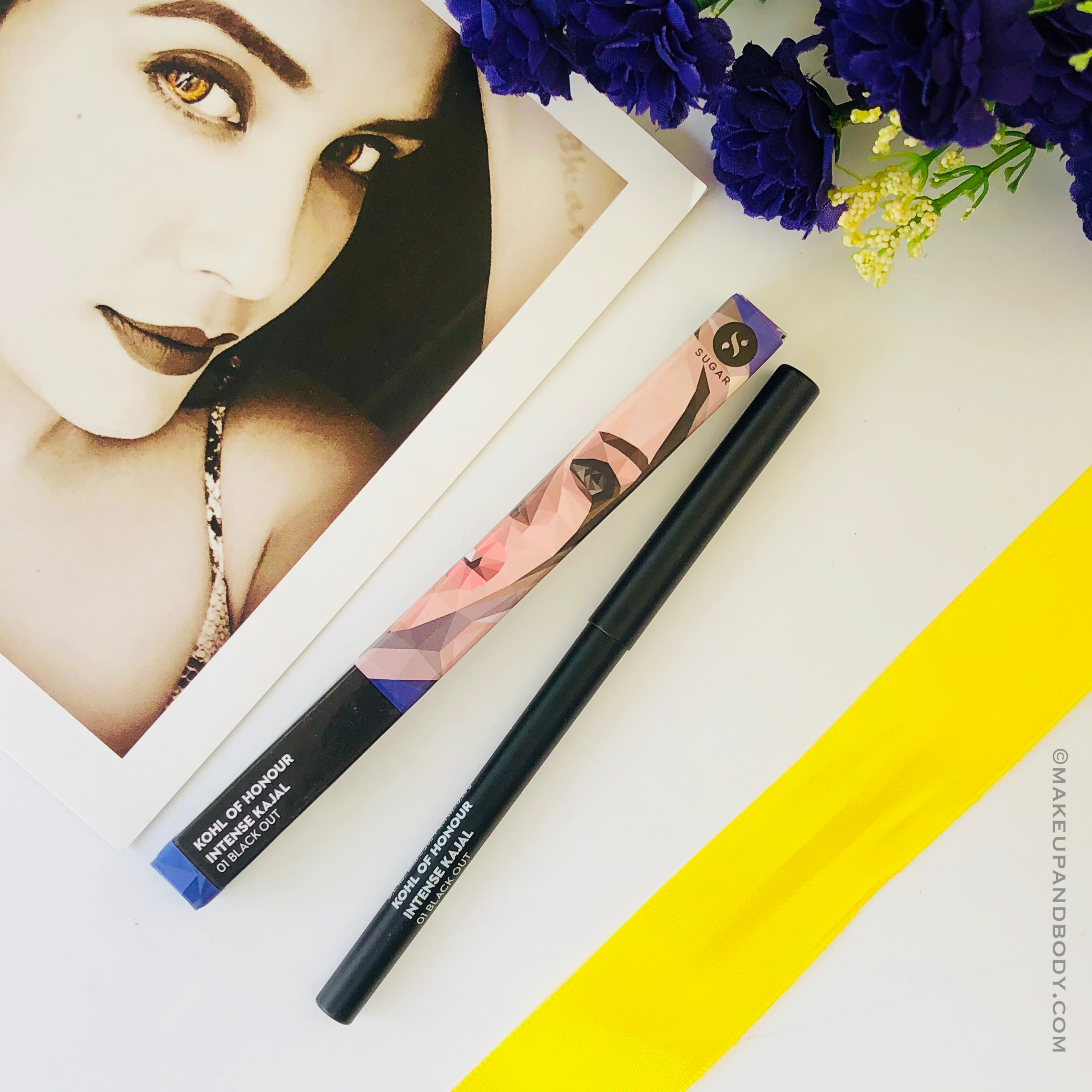 SUGAR Kohl Of Honour Intense Kajal  - 01 Blackout (Black) Review and Swatches